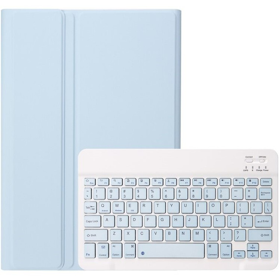 Tok + billentyűzet Samsung Galaxy Tab A8 10.5 X200 / X205, kék
