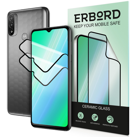 2x kerámia ERBORD hibrid üveg a Motorola Moto E20/E30/E40