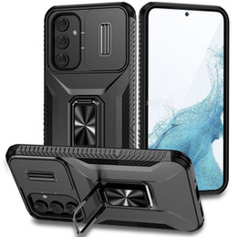 Páncélozott tok Samsung Galaxy A54 5G, páncélozott Slide Ring, fekete