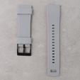 ERBORD univerzális szilikon szíj 22mm, Dual Color, szürke / fekete / fekete csat