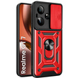 Telefontok a Realme GT 7 / 7T, CamShield Slide, piros