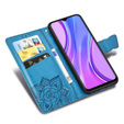 Pattintható tok a Xiaomi Redmi 9, Butterfly, kék