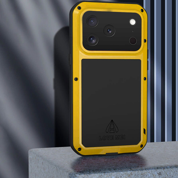 Páncélozott tok edzett üveggel iPhone 17 Pro Max készülékhez