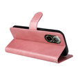 Pattintható tok a Realme C67, Leather Wallet, rózsaszín rose gold