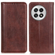 Pattintható tok OnePlus 13, Split Leather, barna