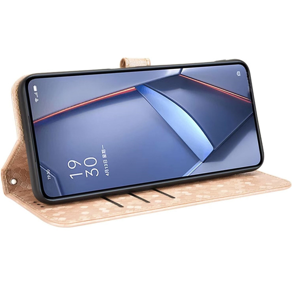 Flap tok Xiaomi Redmi A5, Wallet Rhombus, rózsaszín