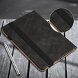 Tok Samsung Galaxy Tab A9, Classic, tolltartóval, fekete