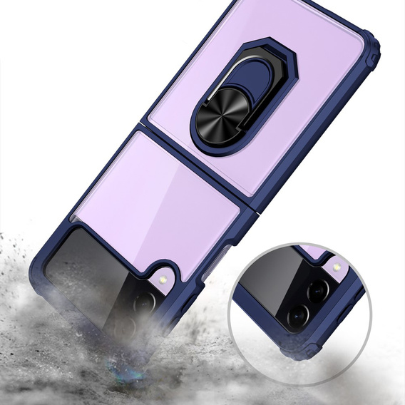 Telefontok a Samsung Galaxy Z Flip3 5G, Clear Ring, kék