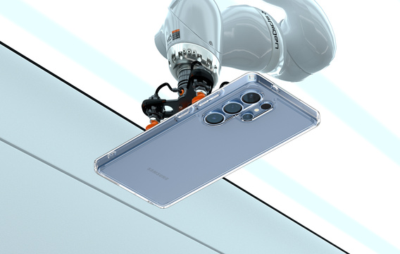 A Spigen tok Samsung Galaxy S25 Ultra, Ultra Hybrid, átlátszó + 9H edzett üveg