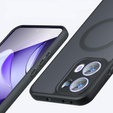Tok Oppo Reno 13 Pro-hoz, MagSafe, ERBORD Matt Case, fekete