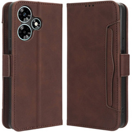 Pattintható tok a Infinix Hot 30, Card Slot, barna