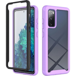 Tok Samsung Galaxy S20 FE készülékhez, Shockproof, fóliával, lila