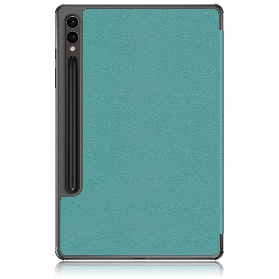 Tok Samsung Galaxy Tab S9 Plus, Smartcase tolltartóval, zöld