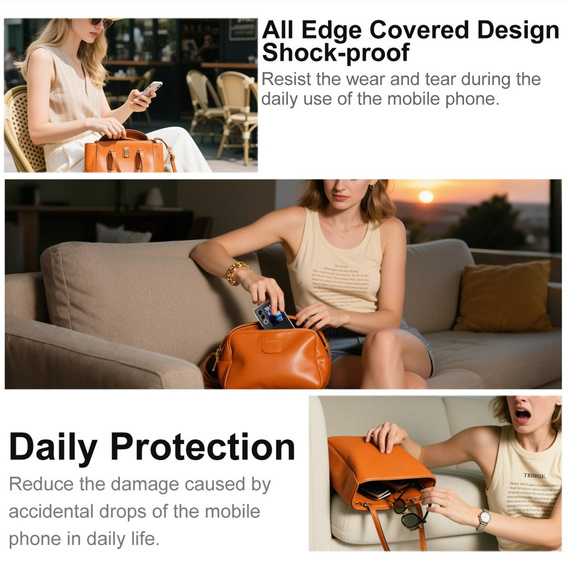 IMAK UX-5 sorozatú tok Xiaomi Poco F8 Pro készülékhez