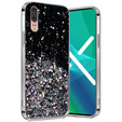 Telefontok a Huawei P20, Glittery, fekete