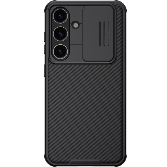 Tok Samsung Galaxy S24, páncélozott Nillkin, CamShield Pro, fekete