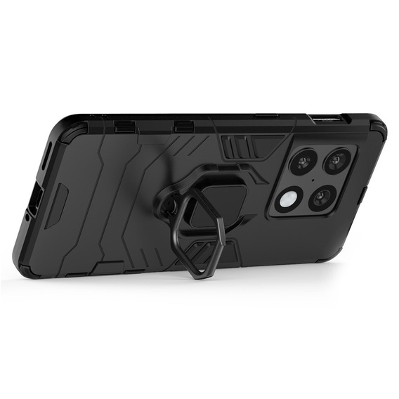 Telefontok a OnePlus 10 Pro 5G, Kickstand Ring, fekete