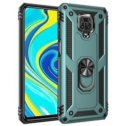 Páncélozott telefontok a Xiaomi Redmi Note 9S / 9 Pro, Nox Case Ring, zöld
