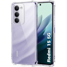 Tok Xiaomi Redmi 15 5G / 4G, megerősített, kameravédelemmel, átlátszó