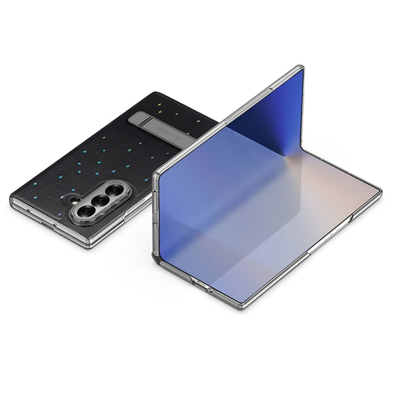 Dux Ducis Stex tok állvánnyal és edzett üveggel a Samsung Galaxy Z Fold7 5G készülékhez