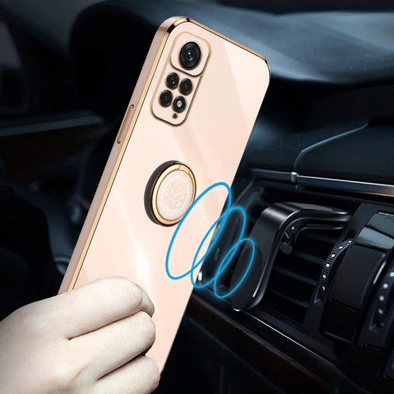 Telefontok a Xiaomi Redmi Note 11 Pro 4G/5G, Electro Ring, rózsaszín