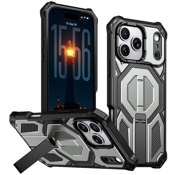 MagSafe-kompatibilis védőtok állvánnyal iPhone 17 Pro Max készülékhez