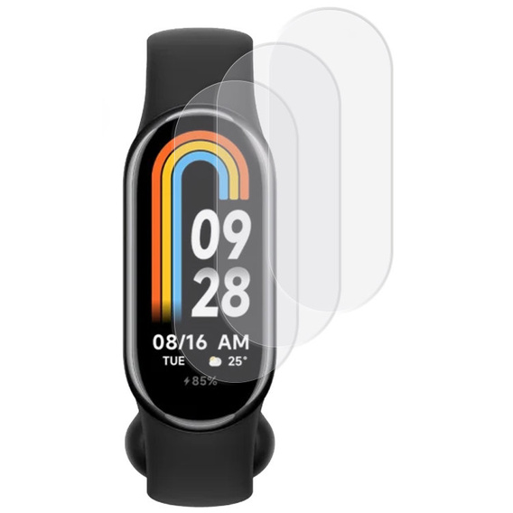 3x ERBORD hidrogél fólia Xiaomi Smart Band 10 / 9 / 8