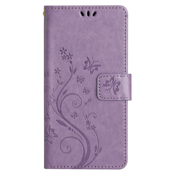 Pattintható tok a Xiaomi Redmi Note 13 Pro+, Butterfly, lila