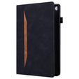 Tok Samsung Galaxy Tab A9, Classic, tolltartóval, fekete