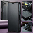 Fényes Litchi pénztárca tok iPhone 17 Pro Max készülékhez
