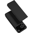 Dux Ducis tok iPhone 17 Pro Max, Skin Pro, pánttal, kártyafoglalattal, fekete