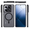 Tok Xiaomi 14T Pro-hoz, MagSafe, ERBORD Matt Case, fekete + képernyőüveg