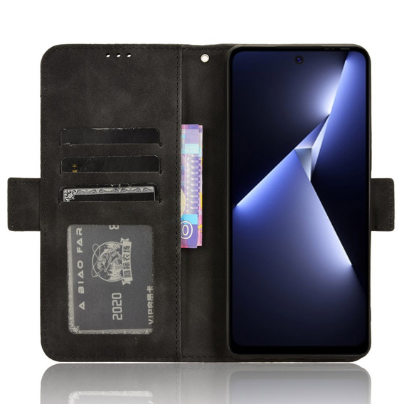 Pattintható tok a Tecno Pova 5 Pro 4G, Card Slot, fekete