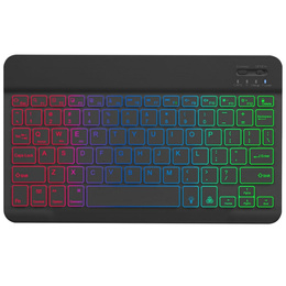 Tok + billentyűzet Apple iPad Pro 11" 5 gen. 2024, Leather Pen Slot TouchPad, fekete