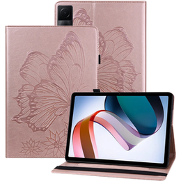 Telefontok a Lenovo Tab M9, Wallet Pen Slot, butterflies, barna