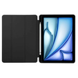 Tok iPad Air 13" 2025/2024 (7/6 gen.), Smartcase tolltartóval, fekete