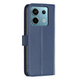 Pattintható tok a Xiaomi Redmi Note 13 Pro 5G, BINFEN Wallet, kék