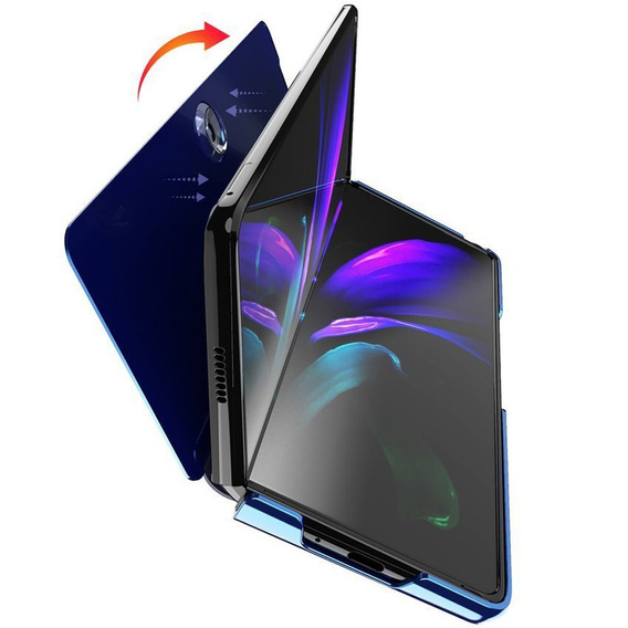 Telefontok a Samsung Galaxy Z Fold 2 5G, Clear View, kék