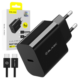 Blavec GaN4 45W USB-C PD/QC hálózati töltő USB-C-vel - USB-C kábel USB-C-vel rendelkező eszközökhöz: okostelefonok, táblagépek és könnyű laptopok számára