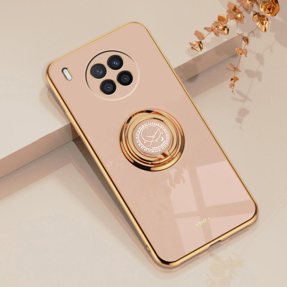 Telefontok a Huawei Nova 8i, Case, Electro Ring, rózsaszín rose gold