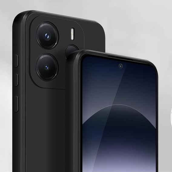 Telefontok a Xiaomi Redmi Note 14 4G, Silicone Lite, fekete