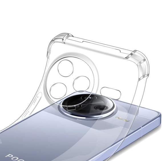 Telefontok a Xiaomi Poco F7 Pro, Dropproof, átlátszó