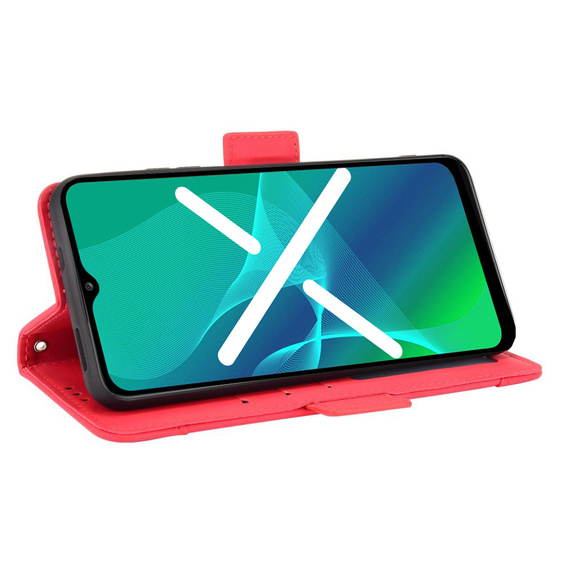 Pattintható tok a Oppo Reno7 Lite 5G, Card Slot, piros