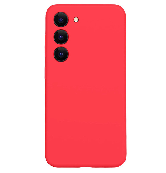 Telefontok a Samsung Galaxy S23 Plus, Silicone Lite, piros