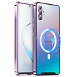Kameravédő tok Samsung Galaxy Note 10+ Plus, CamShield MagSafe, átlátszó / lila