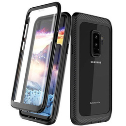 Tok Samsung Galaxy S9+ Plus készülékhez, Shockproof, fóliával, kék