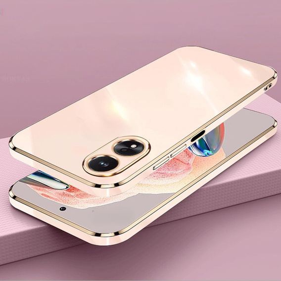 Tojás Oppo A38 4G / Oppo A18 4G, Glamour CamShield, rózsaszín rose gold