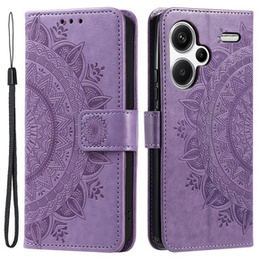 Pattintható tok a Xiaomi Redmi Note 13 Pro+, Mandala, lila