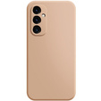 A tok Samsung Galaxy A15, Silicone Lite, rózsaszín + 9H üveg