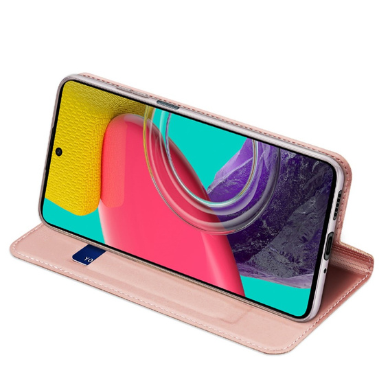 Dux Ducis Telefontok a Samsung Galaxy M53 5G, Skinpro, rózsaszín rose gold